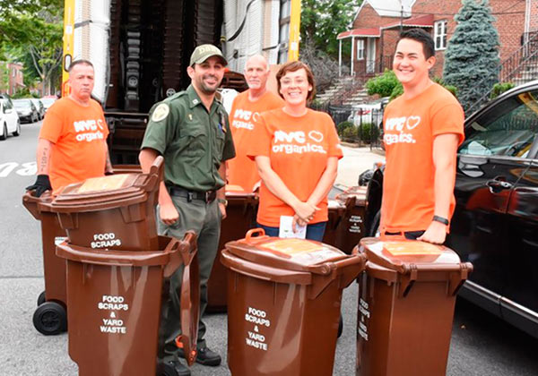 NYC Sanitation Distributes Organics Bins