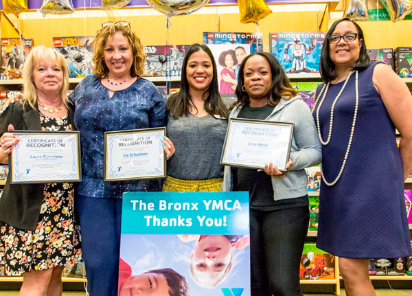 Bronx YMCA Honored Laura Guerriero Lisa Neal And Ira Schulman Bronx 