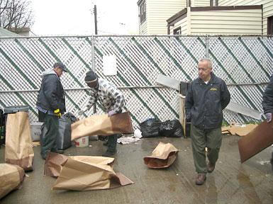 Trash removed from sub-prime house wreck