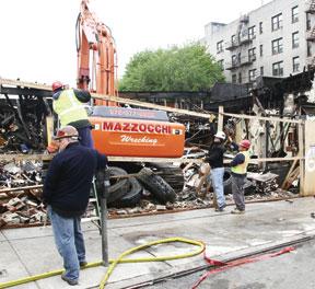 White Plains Road stores demolished
