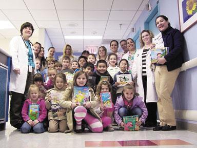 CI students donate books to Jacobi’s pediatric ER