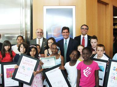 Graffiti-awareness poster winners honored