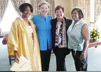 Hillary attends PB supporter’s graduation