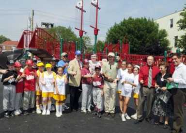Ambrosini ball fields, playground renovated