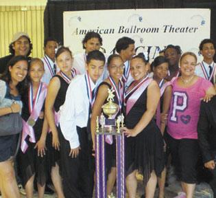CS 211 dancers win ballroom competition