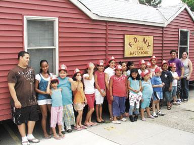 Zerega Community Association hosts fire-safety experience