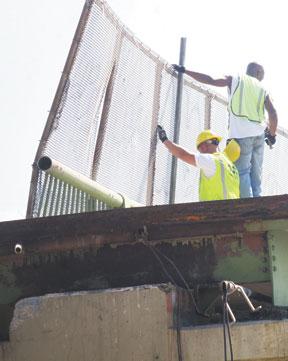 DOT acts fast to replace P.S. 14 footbridge