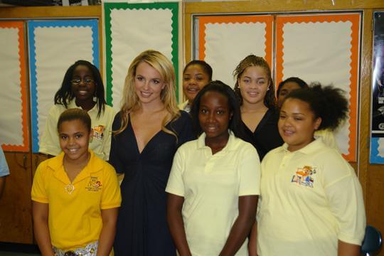 Britney Spears Visits John Philip Sousa