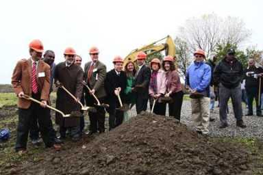 Construction starts on first of Ferry Point Park improvements