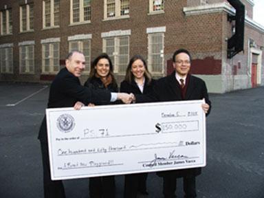 Vacca secures playground for P.S. 71