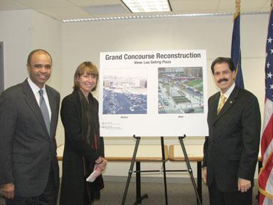 NYC Department of Transportation unveils remodeled Gehrig Plaza
