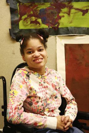 A.R.T. helps AHRC clients paint without hands