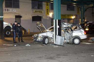 Serious car crash leaves one man dead on Jerome Avenue