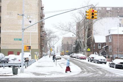 Crosby, Roberts traffic light installed