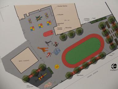 P.S. 14 gets sneak preview of playground