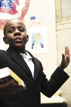 Castle Hill kids whoop it up for Obama