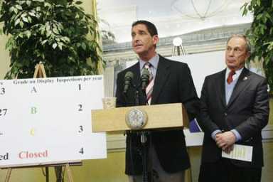 Klein champions NYC bill to grade restaurant cleanliness