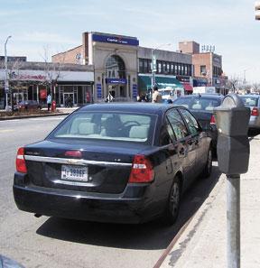 Government vehicles hog parking spots