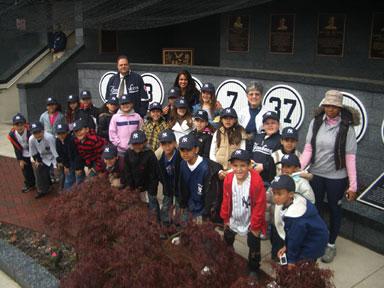 P.S. 83 third graders kickoff Yankee tours