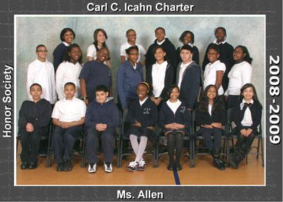 Icahn Charter #1 inducts Nat’l Jr. Honor Society students