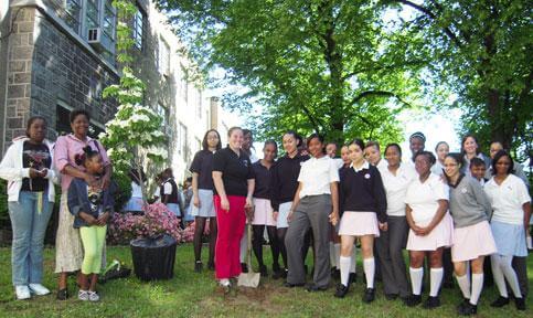 Tree dedication to deceased classmate