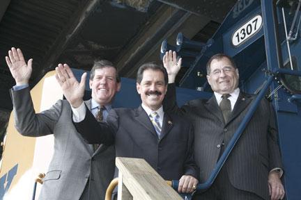 ‘Green’ locomotives unveiled at Oak Point
