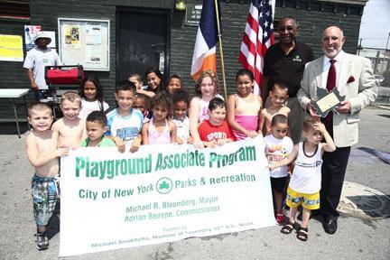 Benedetto thanked for commitment to playgrounds