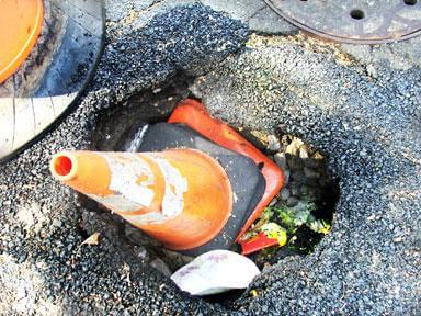 DEP vows to fix Puritan Ave. sinkhole