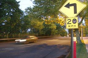 Speeding motorists enjoy roadway without controls