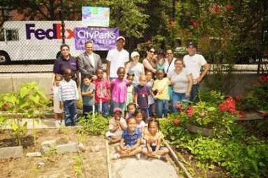 Intern grows his talents at community garden