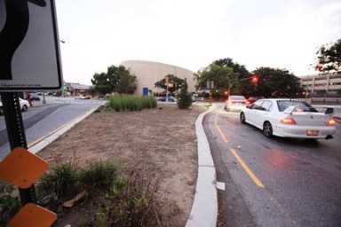 Traffic triangle dedicated to local 9/11 hero