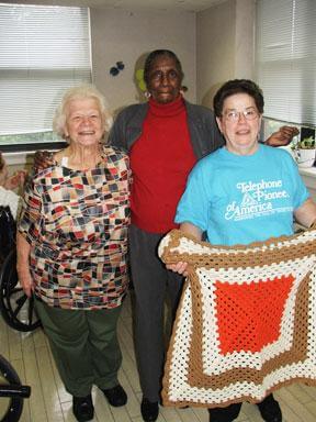 Retired telephone volunteers host Bingo game at TNEC