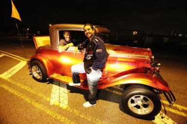 Food Factory After Dark car show