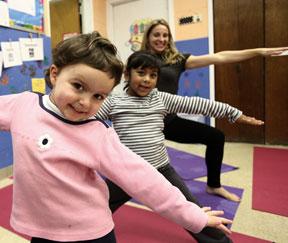 Kiderific Nursery School offers kids’ yoga program