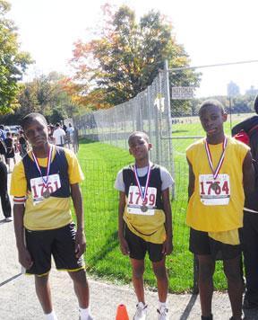 Zodiacs at cross country event
