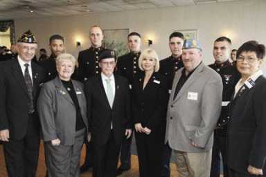 Bronx vets host USS New York Marines