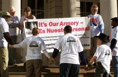 Prayers for Kingsbridge Armory at City Hall