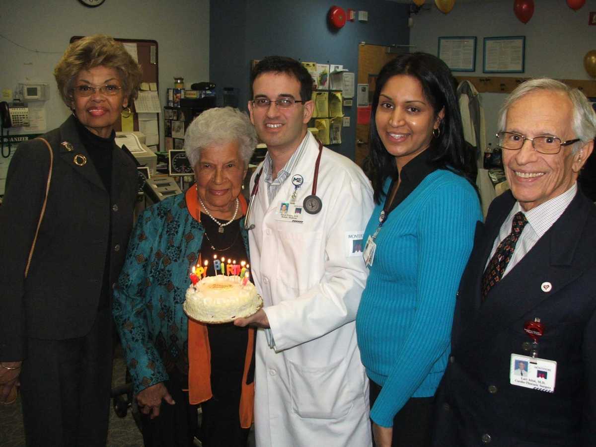 Heart surgery survivor celebrates 99th birthday