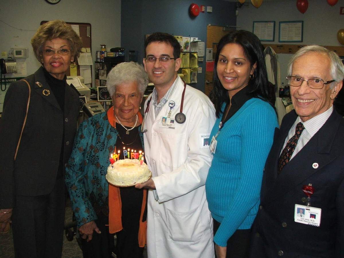 Heart surgery survivor celebrates 99th birthday
