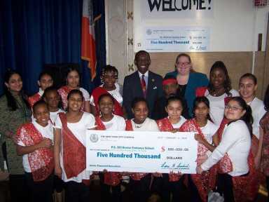 Evander Child and P.S. 103 get grants