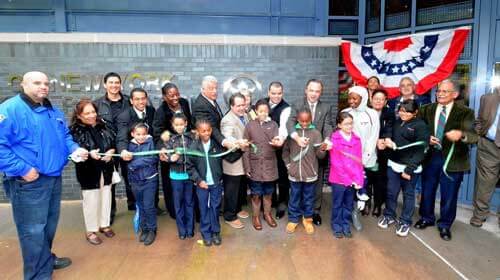 Ribbon cut on Soundview Park fieldhouse