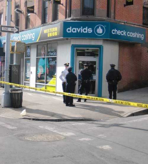 Armored truck robbery, shootout on Third Avenue