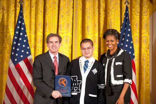 All Hallows goes to White House to recieve an award