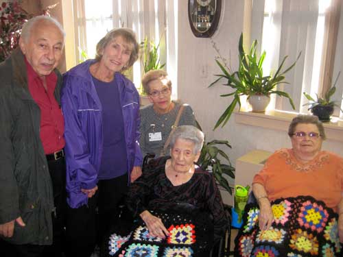 AARP Chapter donates lap robes to Throgs Neck Extended Care residents