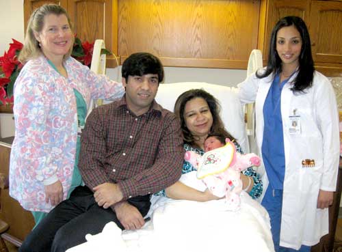 Throggs Neck couple has New York City’s first baby of 2012