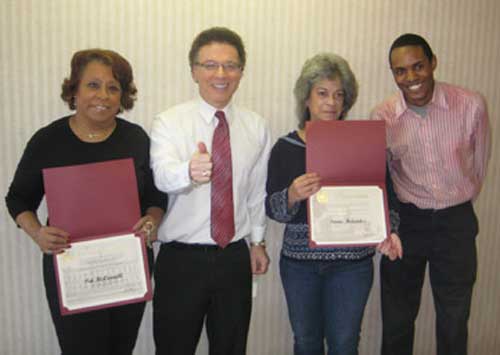 Residents of 3555 Bruckner celebrate return of gas service