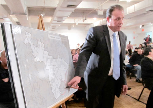 Morris Park voices A.D. line disapproval