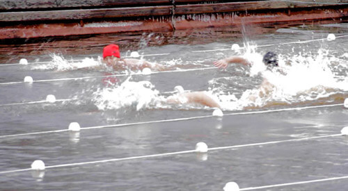 Borough “polar bears” compete in icy swim competition in Latvia|Borough “polar bears” compete in icy swim competition in Latvia|Borough “polar bears” compete in icy swim competition in Latvia