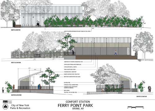 Parks Department issues new request for bids for Ferry Point comfort
