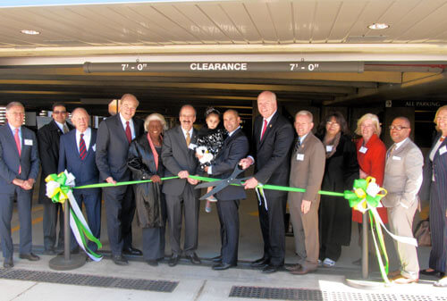 NYBG opens garage and “intermodal” facility +